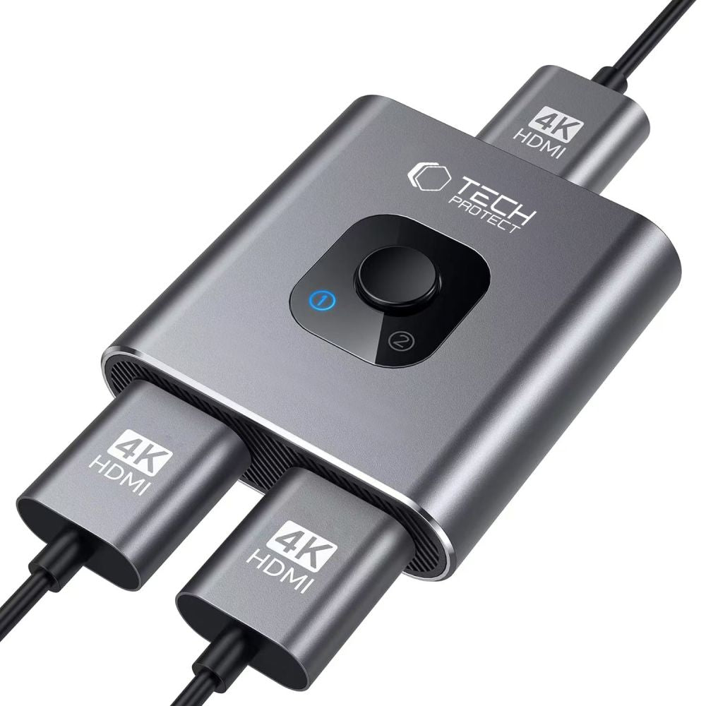 Switch Video HDMI Tech-Protect HB07, Grigio