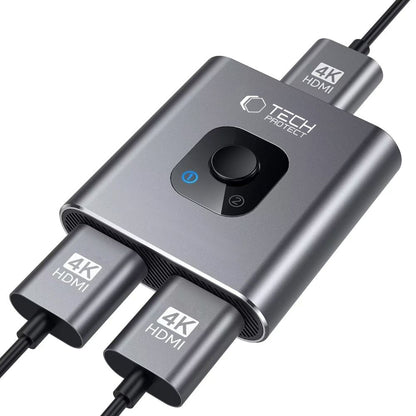 Switch Video HDMI Tech-Protect HB07, Grigio