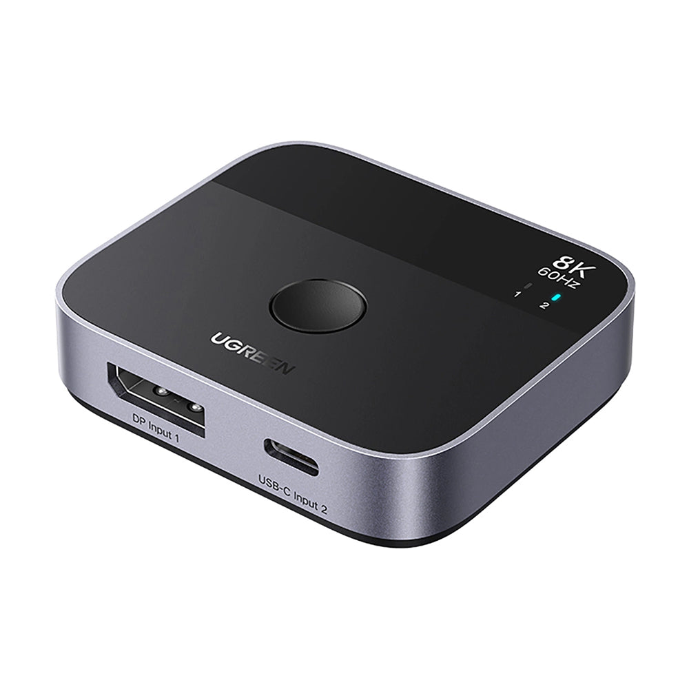 Switch Video DisplayPort / USB-C UGREEN 65878, Nero