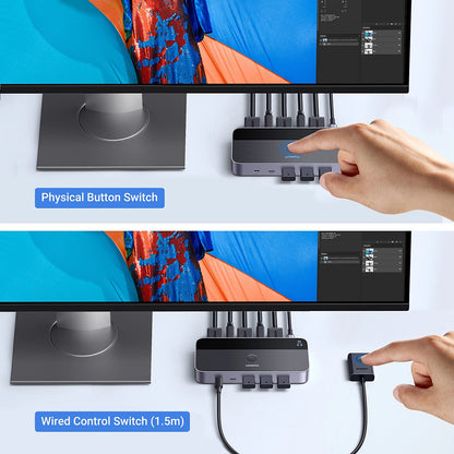 Switch Video HDMI UGREEN CM664, Nero