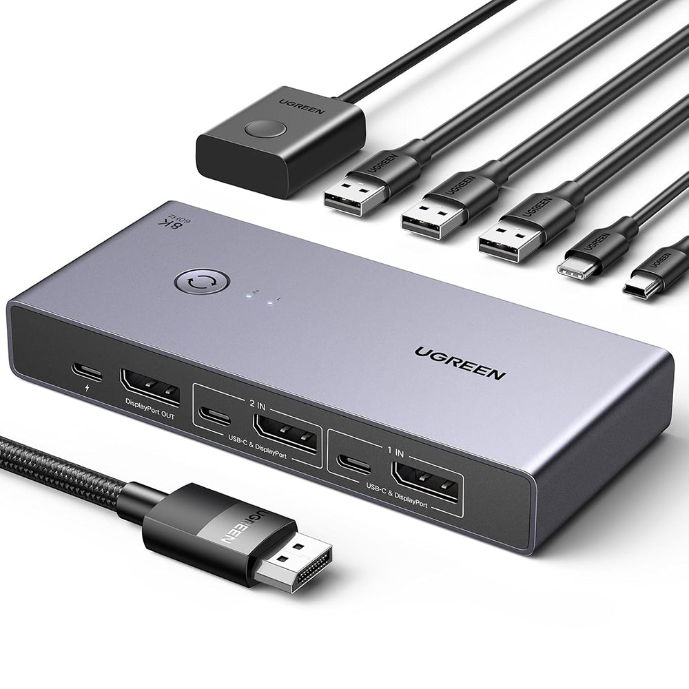 Switch Video DisplayPort UGREEN CM695 (25962), Nero