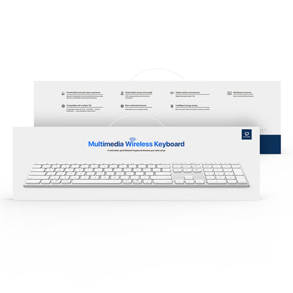 DUX DUCIS LK Bluetooth Keyboard, White