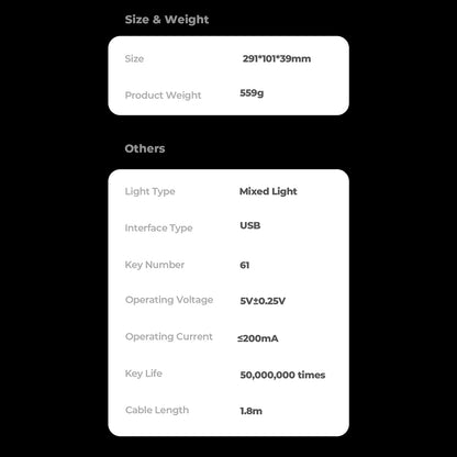 Tastiera Gaming HAVIT KB903L, RGB, 1.8m, Nera