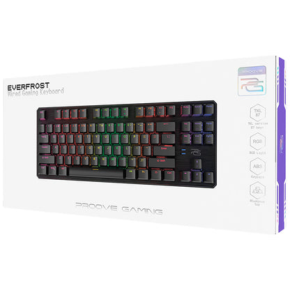 Tastiera Gaming Cablata USB Proove Everfrost, RGB, 1.8m, Nera CKEVEN00000401