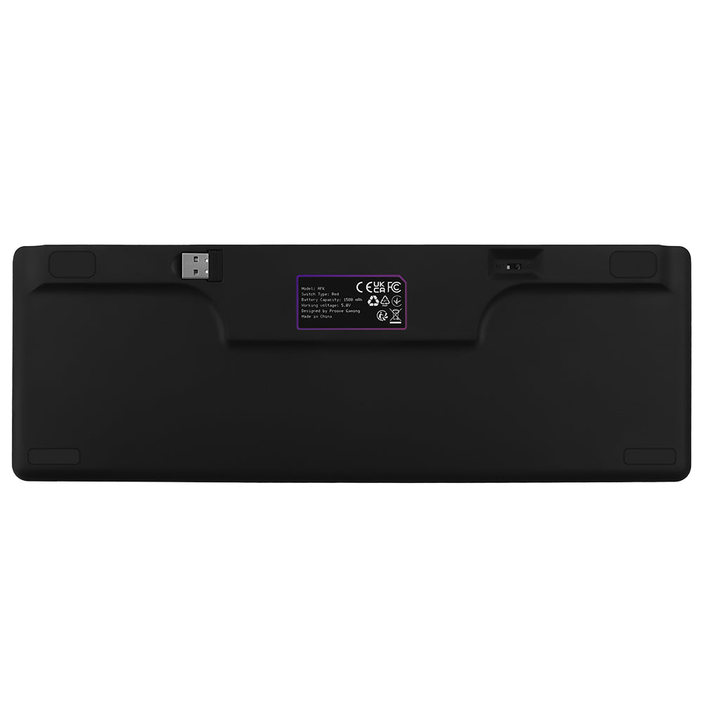 Tastiera Gaming Wireless Proove AFK, RGB, BT / Wi-Fi / Cablata, 1.5m, Nera WKAFKEN22001