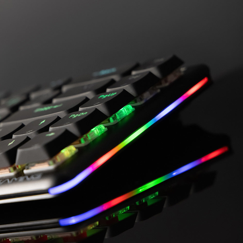 Tastiera Gaming Wireless Proove AFK, RGB, BT / Wi-Fi / Cablata, 1.5m, Nera WKAFKEN22001