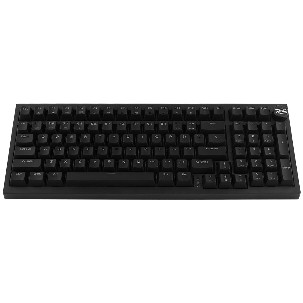Tastiera Gaming Wireless Proove Slicker, RGB, BT / Wi-Fi / Cablata, 1.8m, Nera WKSLEN00022401