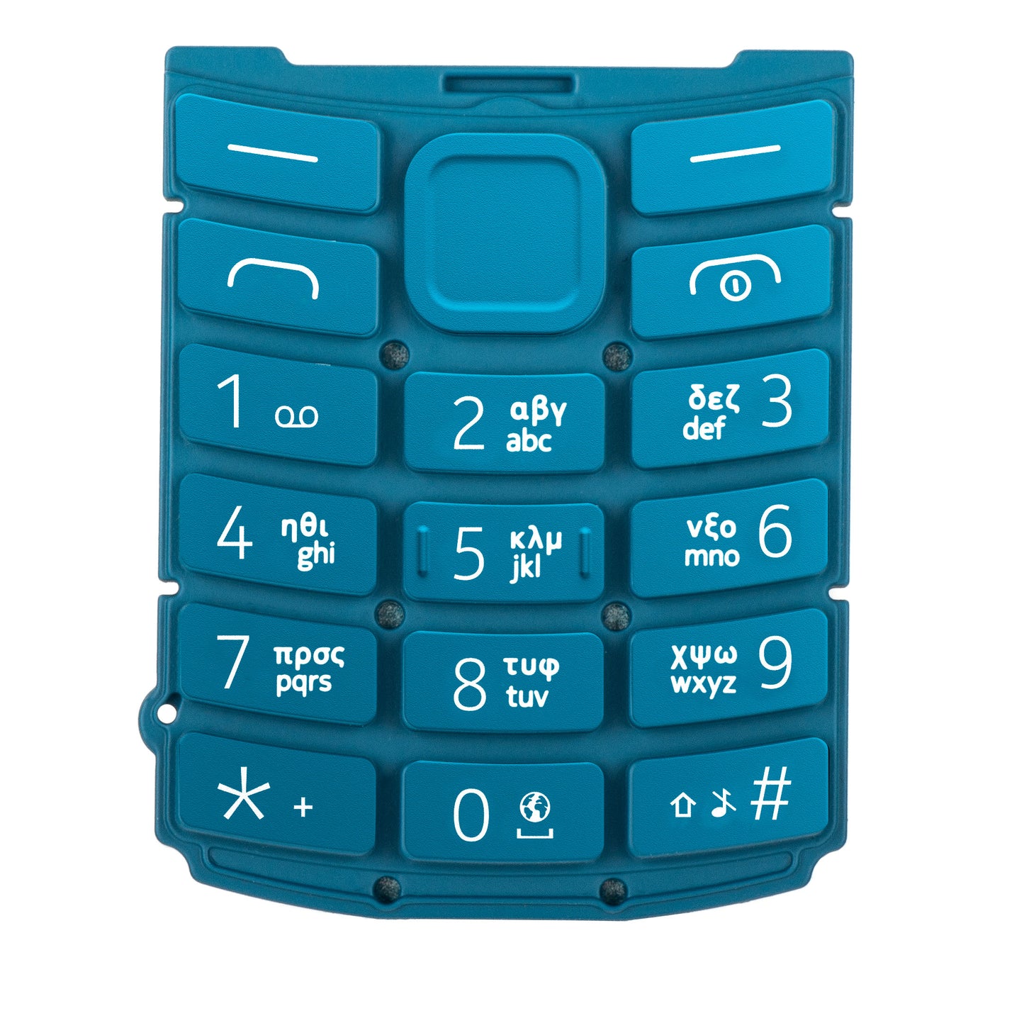 Tastiera greca per Nokia 105 4G 2nd Edition, Blu