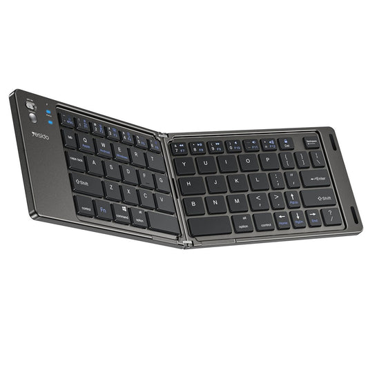 Tastiera Pieghevole Bluetooth Yesido KB27, Nera