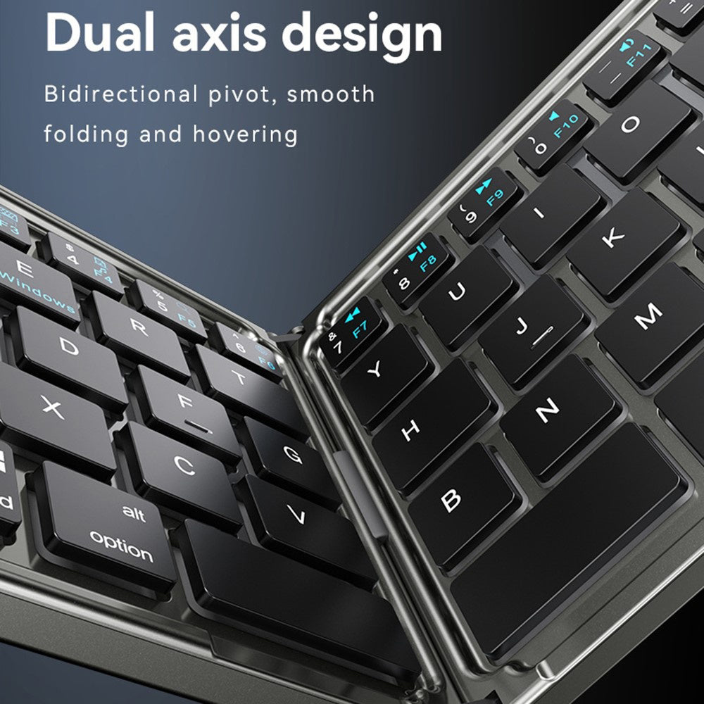 Tastiera Pieghevole Bluetooth Yesido KB27, Nera
