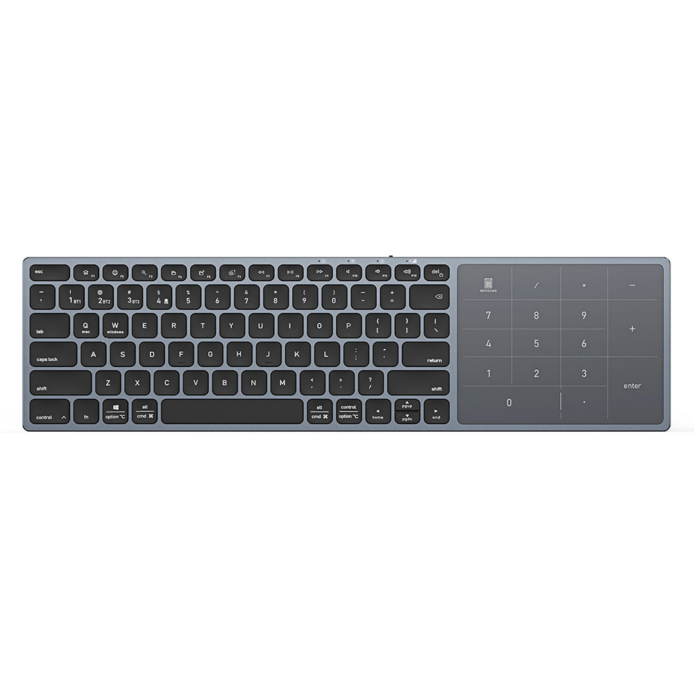 DUX DUCIS LK Wireless Keyboard, BT / Wi-Fi, Black