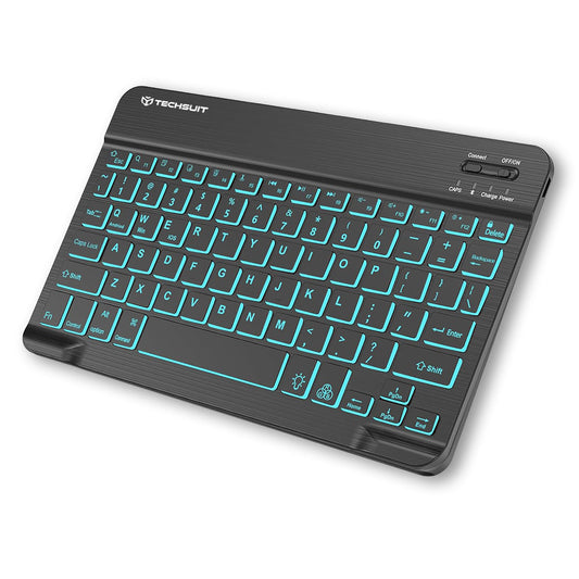 Tastiera Wireless Techsuit WK1, RGB, Nera
