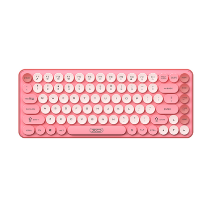 XO Design KB-12 Wireless Keyboard, BT / Wi-Fi, Pink