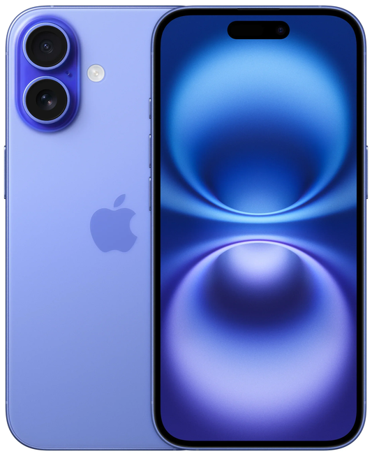 Telefono Mobile Apple iPhone 16, 128GB, Ultramarine India Spec MYECHN/A