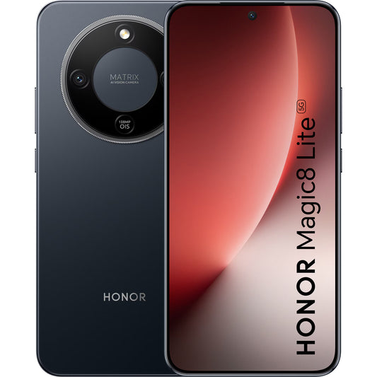 Telefono Mobile Honor Magic8 Lite 5G Dual SIM, 512GB, 8GB, Midnight Black 5109BYRB