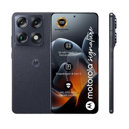 Telefono Mobile Motorola Signature 5G, 512GB, 16GB, Pantone Carbon PBAB0002SE