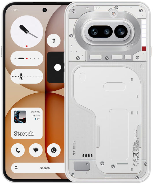 Telefono Cellulare Nothing Phone (4a), 256GB, 12GB, Bianco A10400279