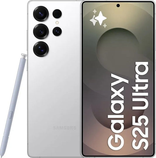 Telefono Mobile Samsung Galaxy S25 Ultra, 256GB, 12GB, Titanium Whitesilver SM-S938BZSDEUB