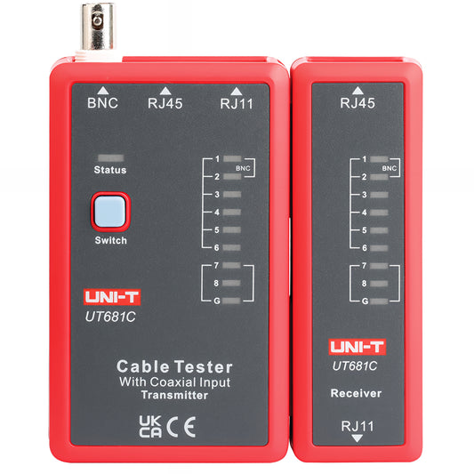 Tester Cavo Rete di Rete UTP / BNC UNI-T UT681C