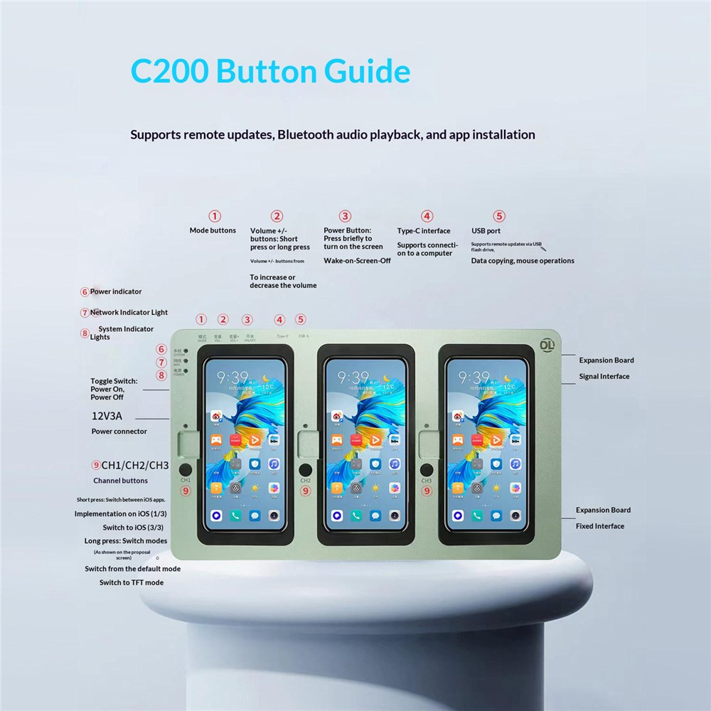 Tester Display DLN C200 per Apple iPhone X - Serie 15 Plus