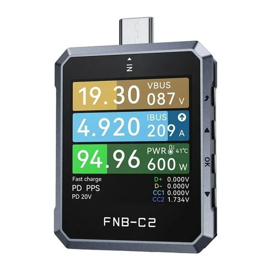 Tester di Tensione Fnirsi FNB-C2, USB-C