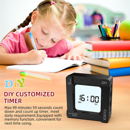 Timer Temporizzatore OEM EN7019 Flip, Nero