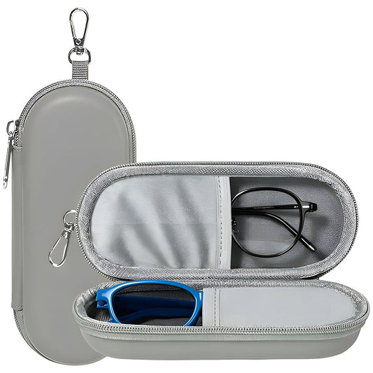 Custodia per Occhiali Techsuit ETJ3, 165mm x 65mm x 40mm, Grigio
