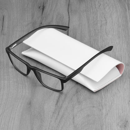 Custodia per Occhiali Techsuit TRGC-01, 170mm x 80mm x 35mm, Bianco