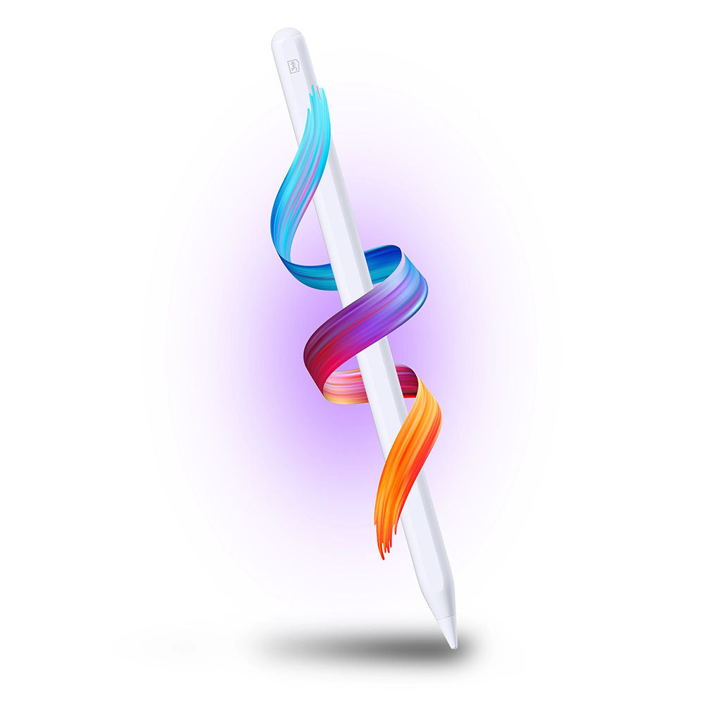 Touch Pen 3MK Wonder per Apple iPad, Versione Attiva, Bianco