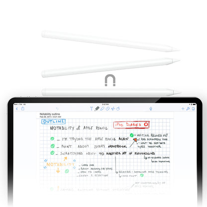 Touch Pen Acefast V1, Versione Attiva, Bianco