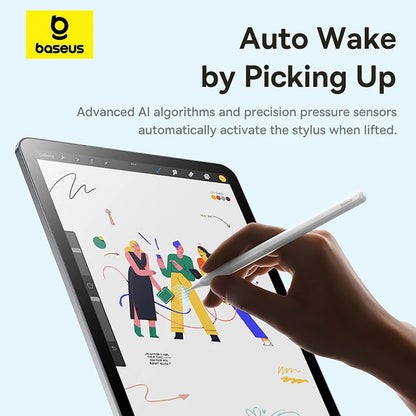 Touch Pen Baseus Smooth Writing 3 Series per Apple iPad, Versione Wireless Attiva, Bianco P80080806213-00