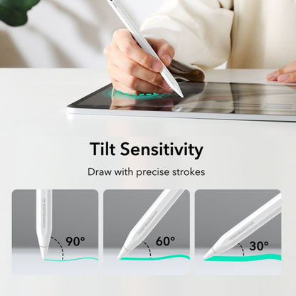 Touch Pen ESR Geo per Apple iPad, Versione Attiva, Bianco
