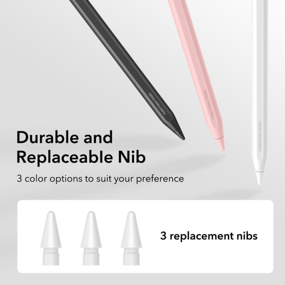 Touch Pen ESR Geo per Apple iPad, Versione Attiva, Bianco
