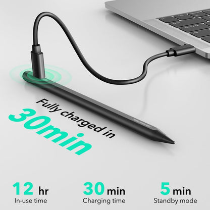 Touch Pen ESR Geo per Apple iPad, Versione Attiva, Nero