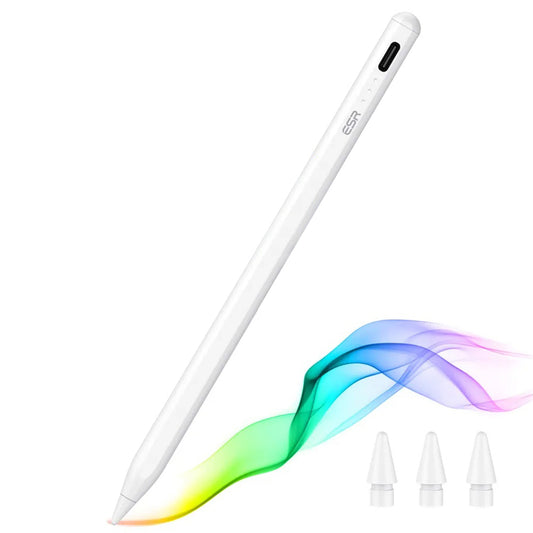Touch Pen ESR per Apple iPad, Versione Attiva, Bianco
