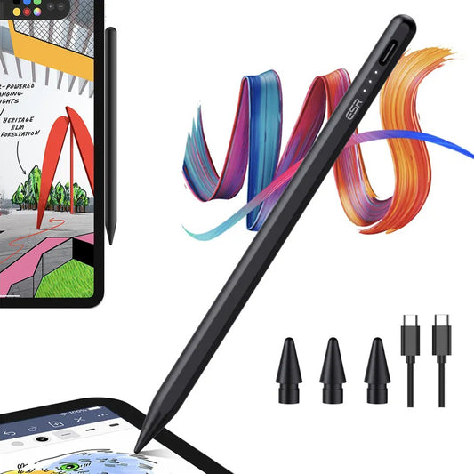 Touch Pen ESR per Apple iPad, Versione Attiva, Nero