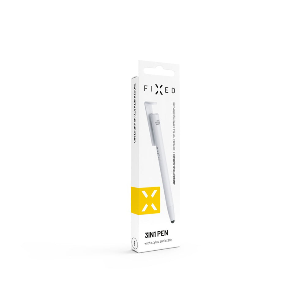Touch Pen Fixed, 3in1, Bianco
