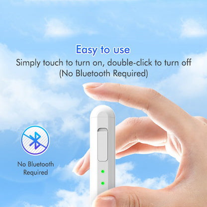 Touch Pen Techsuit AX10-T per Apple iPad, Versione Attiva, Bianco