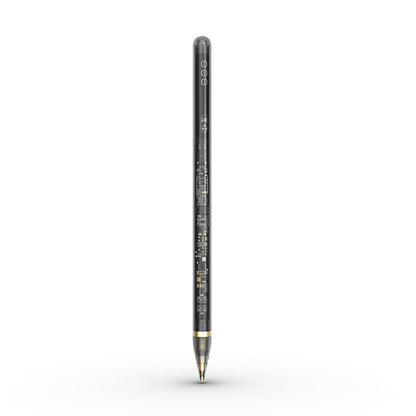 Touch Pen Techsuit C10 Pro per Apple iPad, Versione Attiva, Nero Trasparente