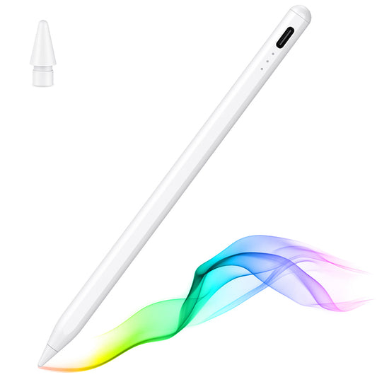 Touch Pen Techsuit JA04 per Apple iPad, Versione Attiva, Bianco