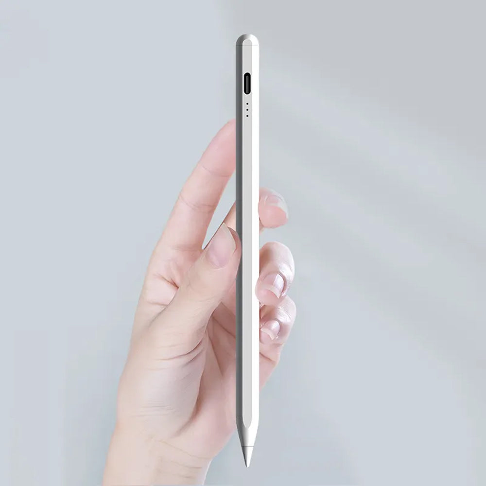 Touch Pen Techsuit JA04 per Apple iPad, Versione Attiva, Bianco