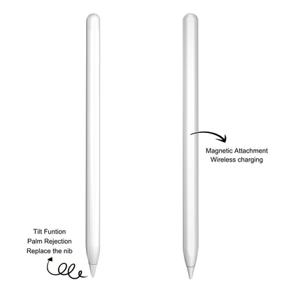 Touch Pen Techsuit M2 per Apple iPad, Versione Attiva, Bianco