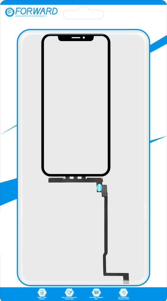 Touchscreen Forward Guard OCA per Apple iPhone 11 Pro Max, Nero