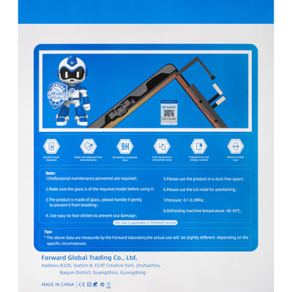 Touchscreen Forward Guard OCA per Apple iPad Pro 12.9 (2021), Nero