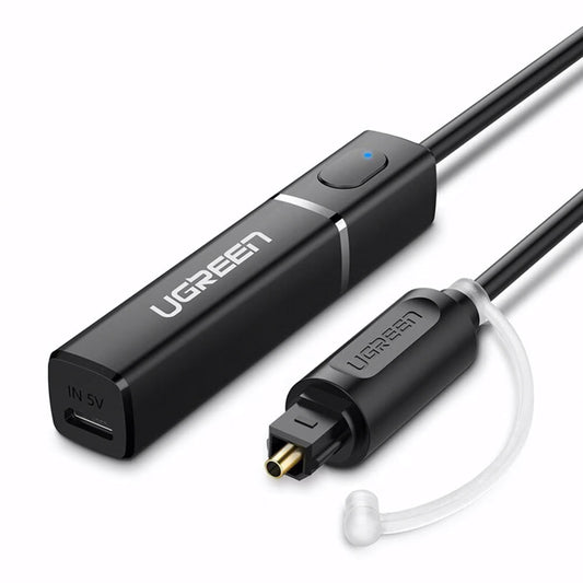 Trasmettitore Bluetooth UGREEN CM150, Ottico, Nero