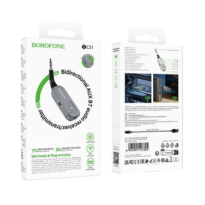 Trasmettitore / Ricevitore Bluetooth Borofone BC51 Clear Way