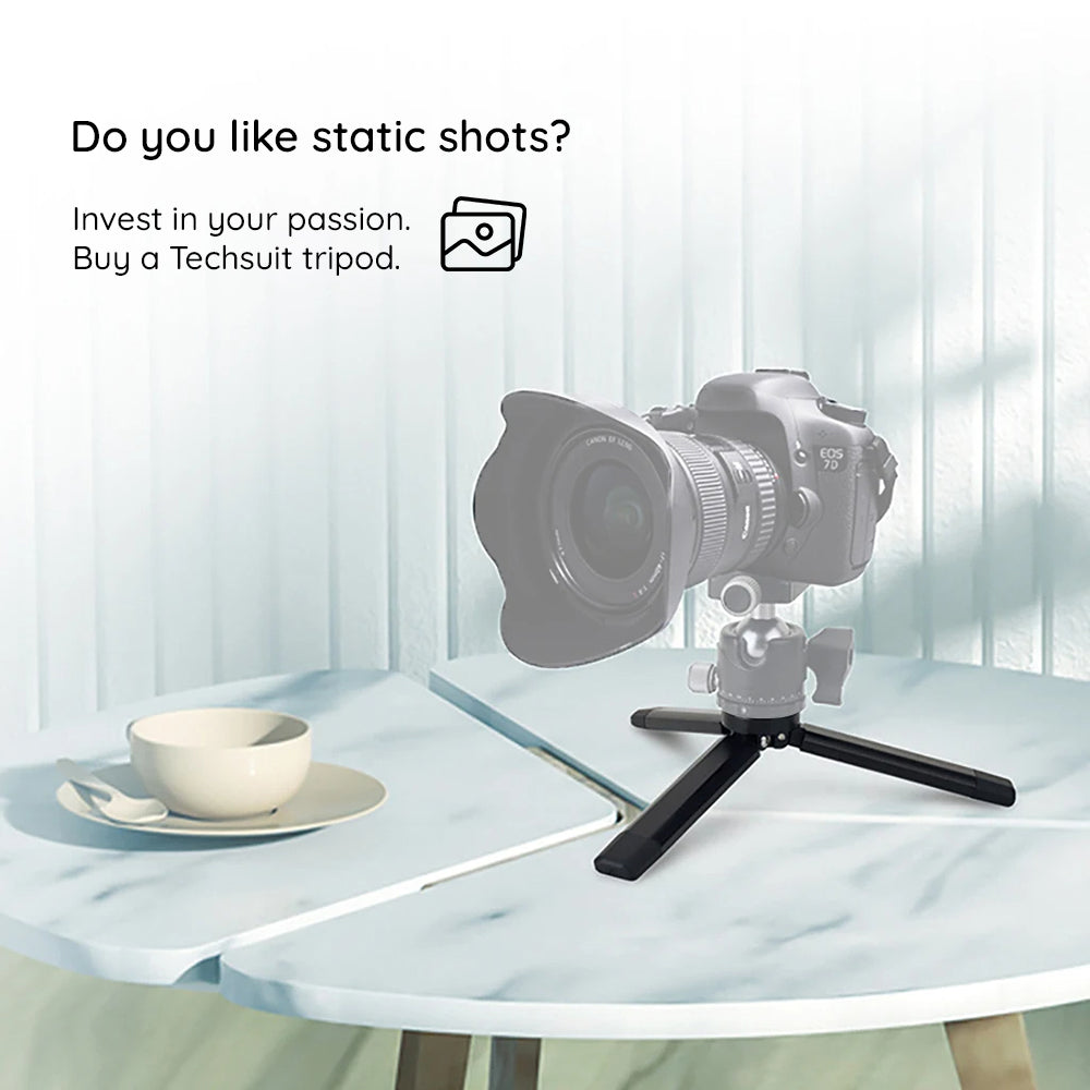 Trepiede 1/4inch Techsuit TPD2, Nero