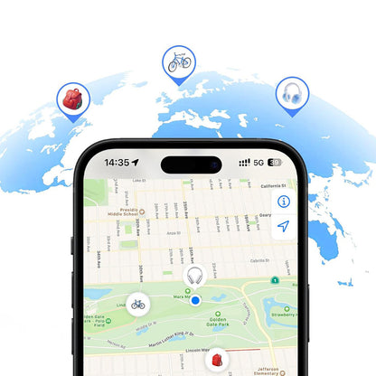 UGREEN SmartTag Smart Finder Slim 2 CM920 (75120A) per Serie iOS, Set da 2 pezzi, Nero