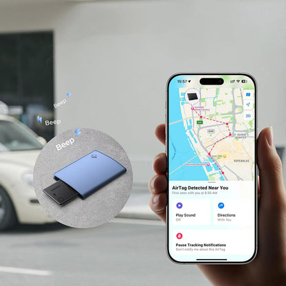 UGREEN SmartTag Smart Finder Slim 3 CM921 per iOS Series, Nero