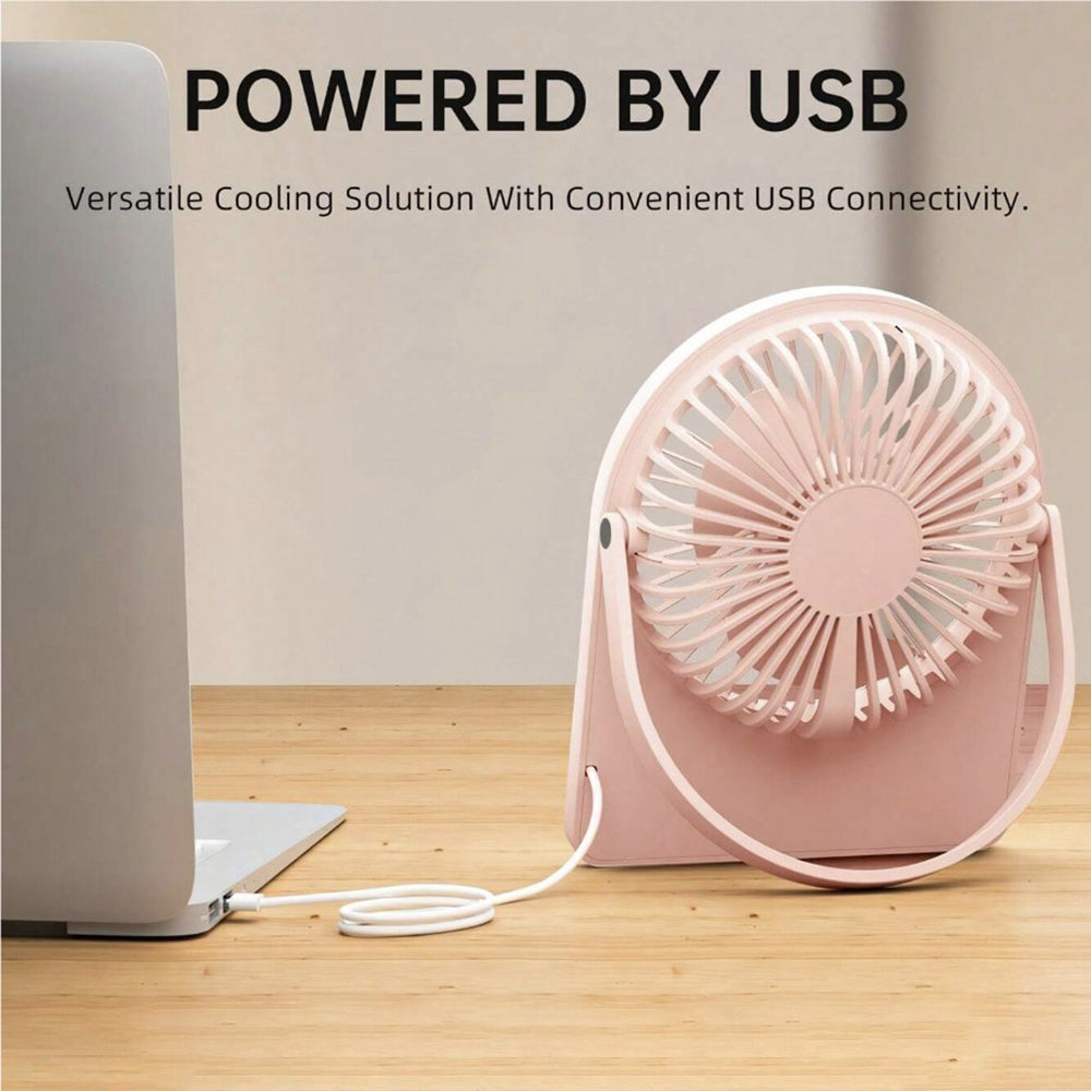 Ventilatore Portatile Techsuit CT-108, Rosa